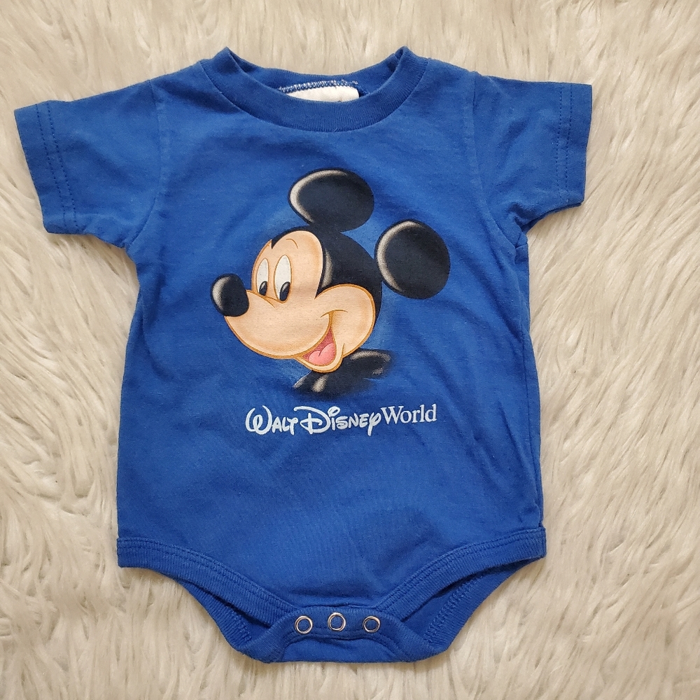 Walt Disney World Royal Blue Mickey Onesie